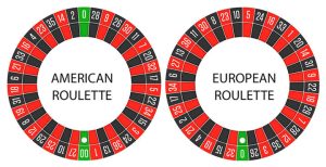 Skillnad mellan amerikansk och europeisk roulette